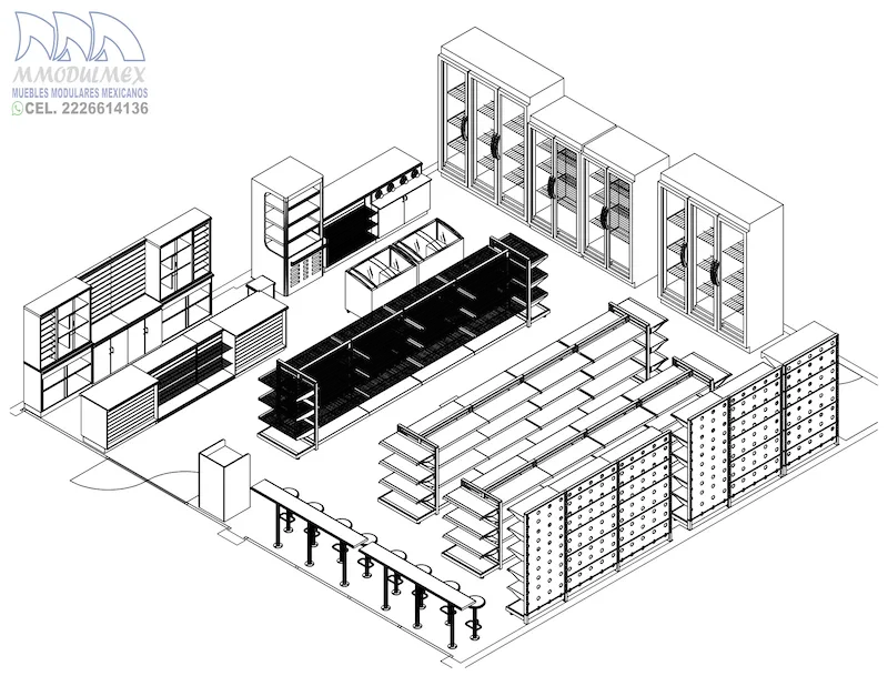 Mobiliario para tienda