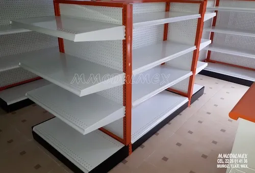 Entrepaños metálicos para anaquel